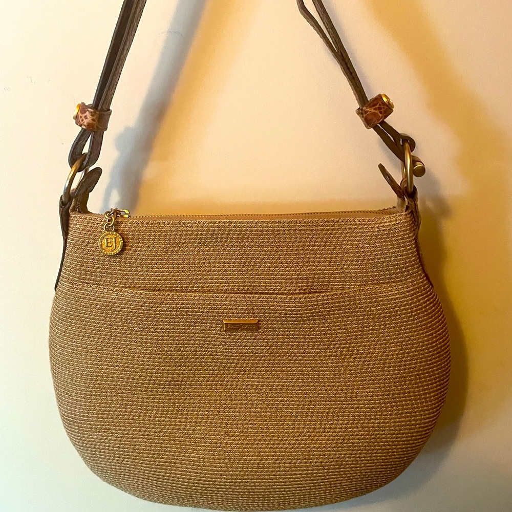 Eric Javits Straw Cross Over Bag